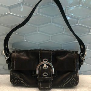Coach - Stitched Leather Handbag